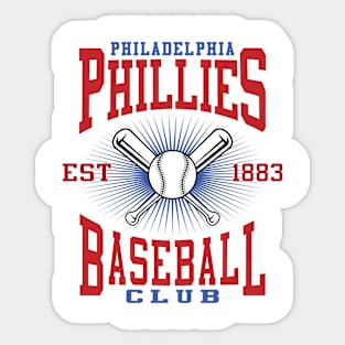Philadelphia Phillies Baseball Club Sticker